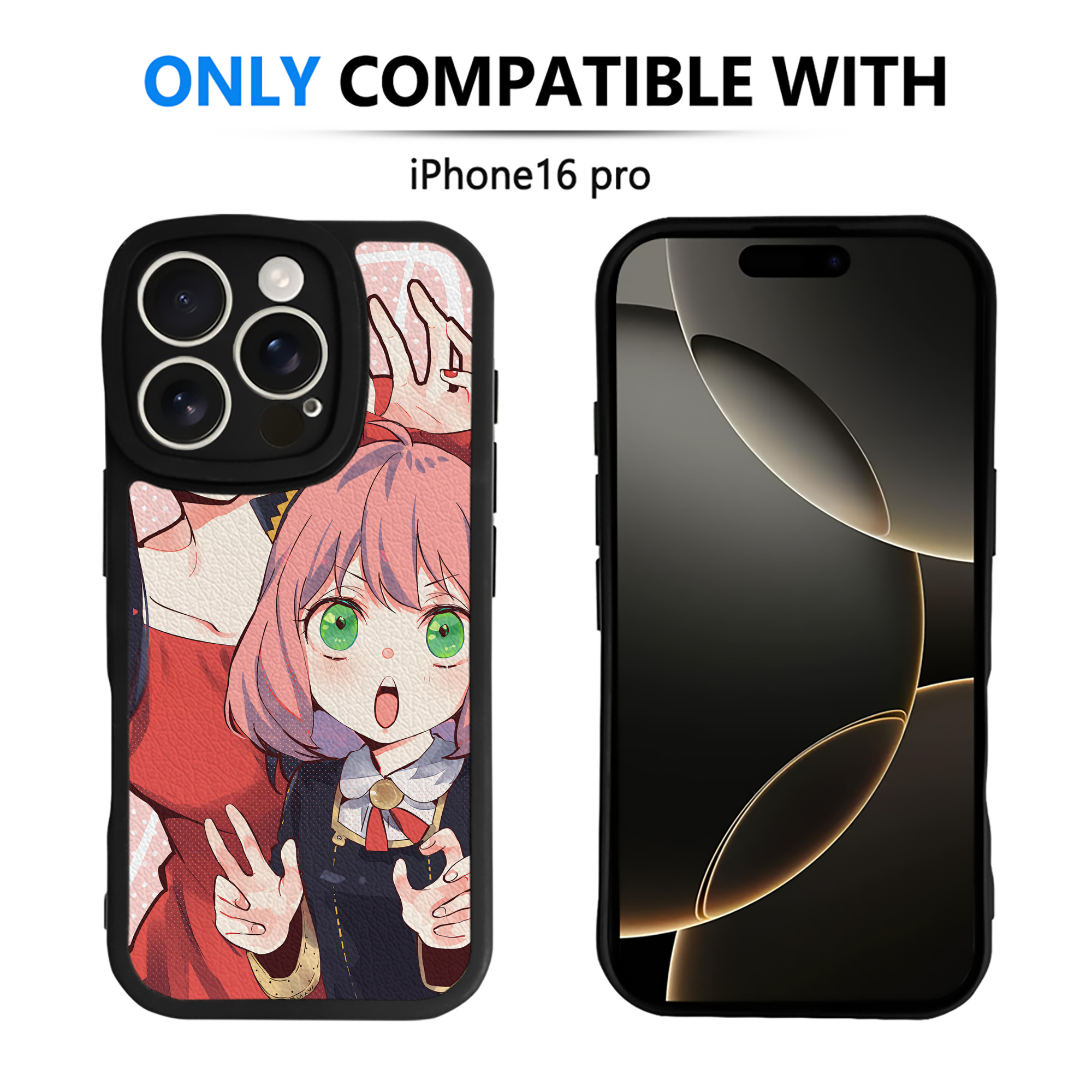 （画像用） SPY×FAMILY间谍家家酒 【iPhone 16シリーズ対応】シリコンスマホケース（レザー調） 材質：シリコン